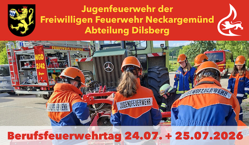 Berufsfeuerwehrtag der Jugendfeuerwehr Dilsberg
